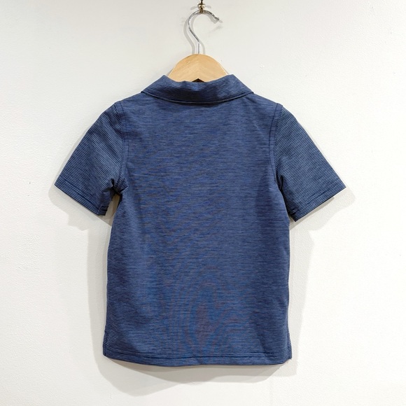 Vineyard Vines Boys Polo Shirt 2T Blue Stripe Performance Preppy Casual - Picture 2 of 7